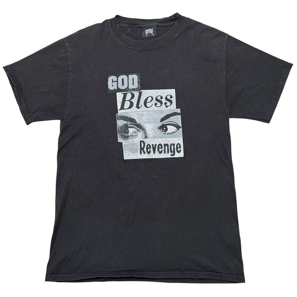 Vintage Y2K Revenge “God Bless Revenge” Graphic T-Shirt - Bold - size M